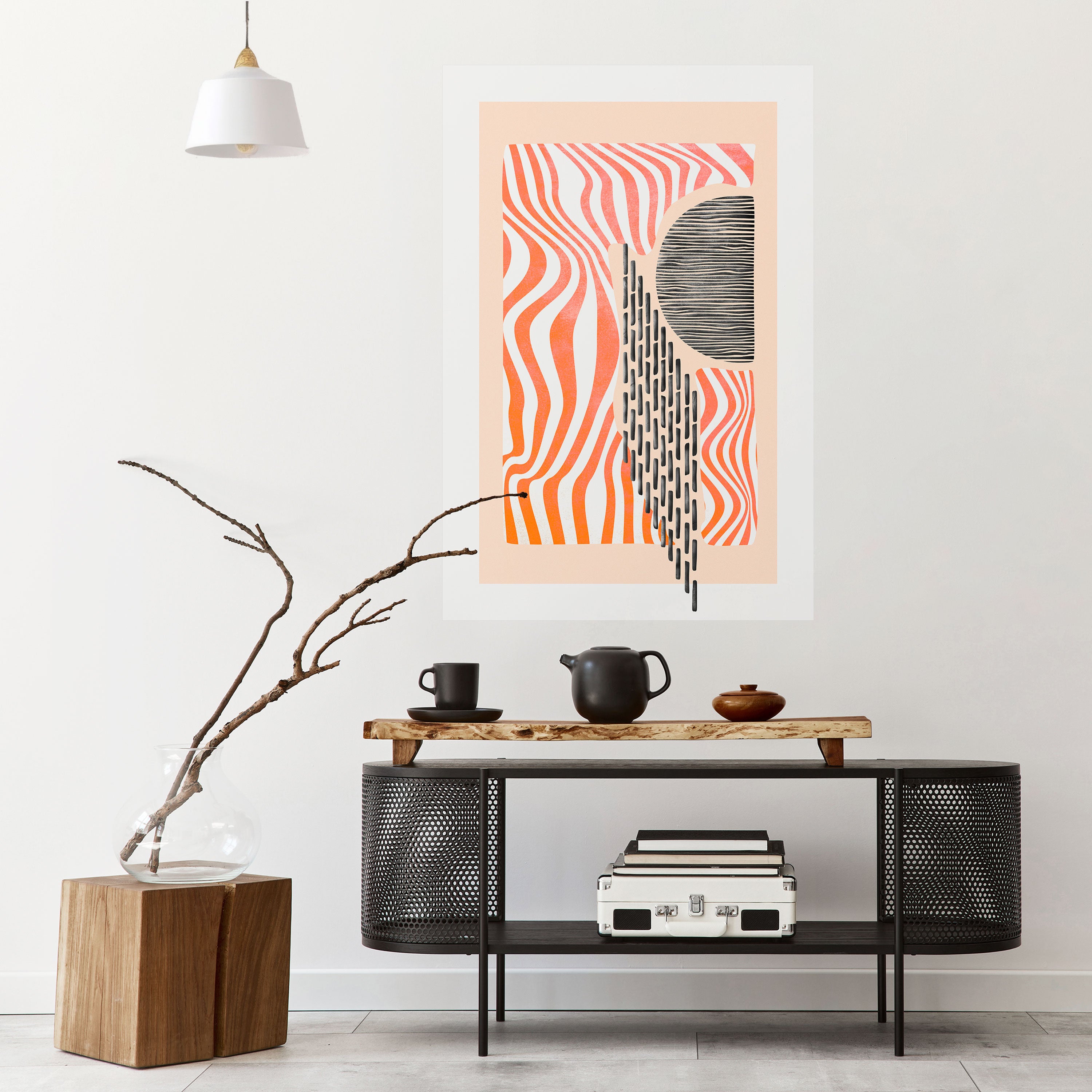 SUBLIME SYNTHESIS Peel and Stick Vertical Poster