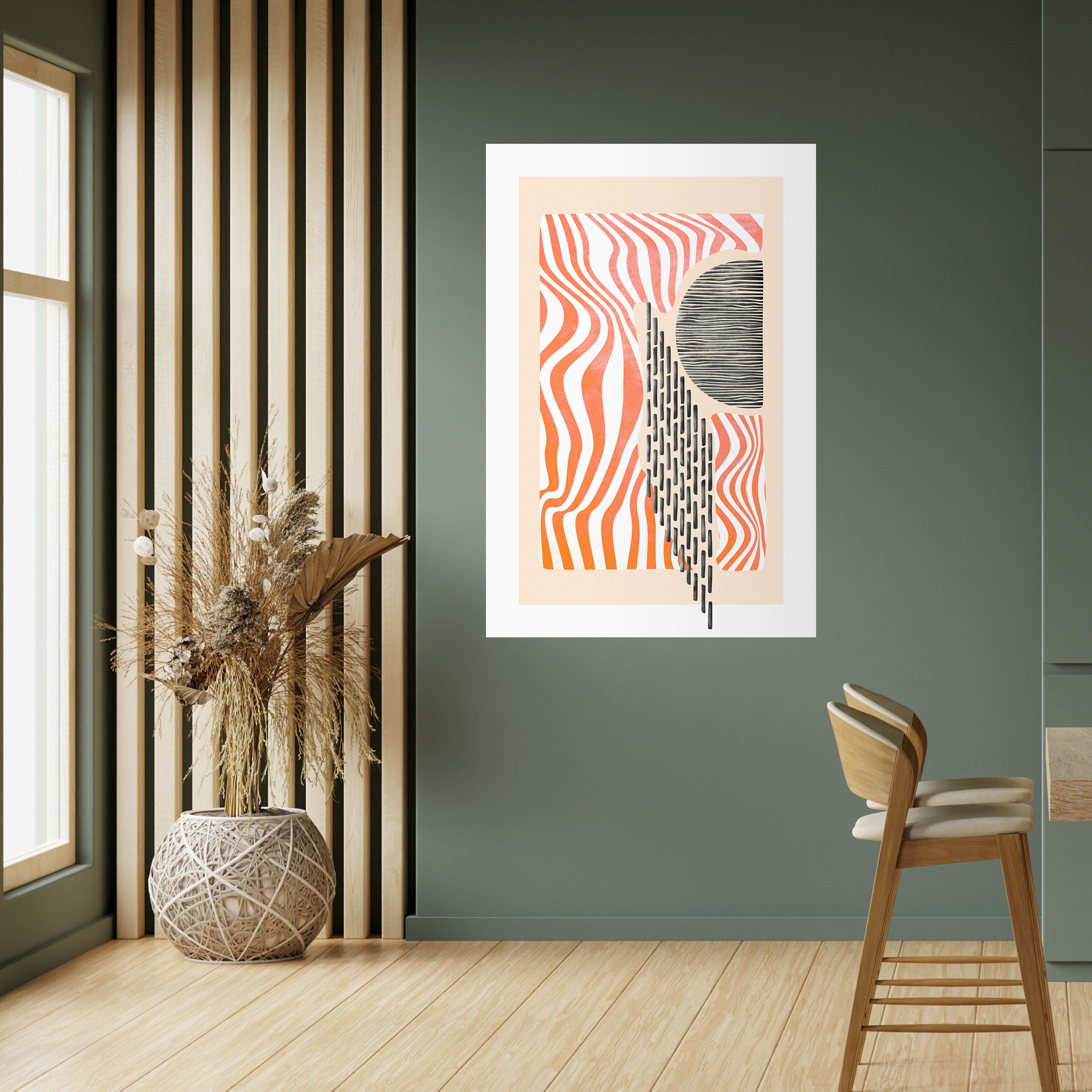 SUBLIME SYNTHESIS Peel and Stick Vertical Poster