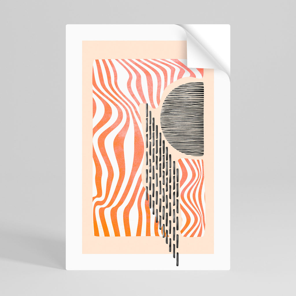 SUBLIME SYNTHESIS Peel and Stick Vertical Poster