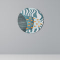 SHROUDED SHAPES Decoración de Pared Redonda