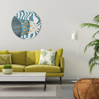 SHROUDED SHAPES Decoración de Pared Redonda