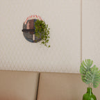 WHISPERS OF FORM Estante Ovalado Decorativo en Acabado Negro