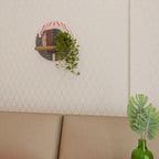 WHISPERS OF FORM Estante Redondo Decorativo en Efecto Roble