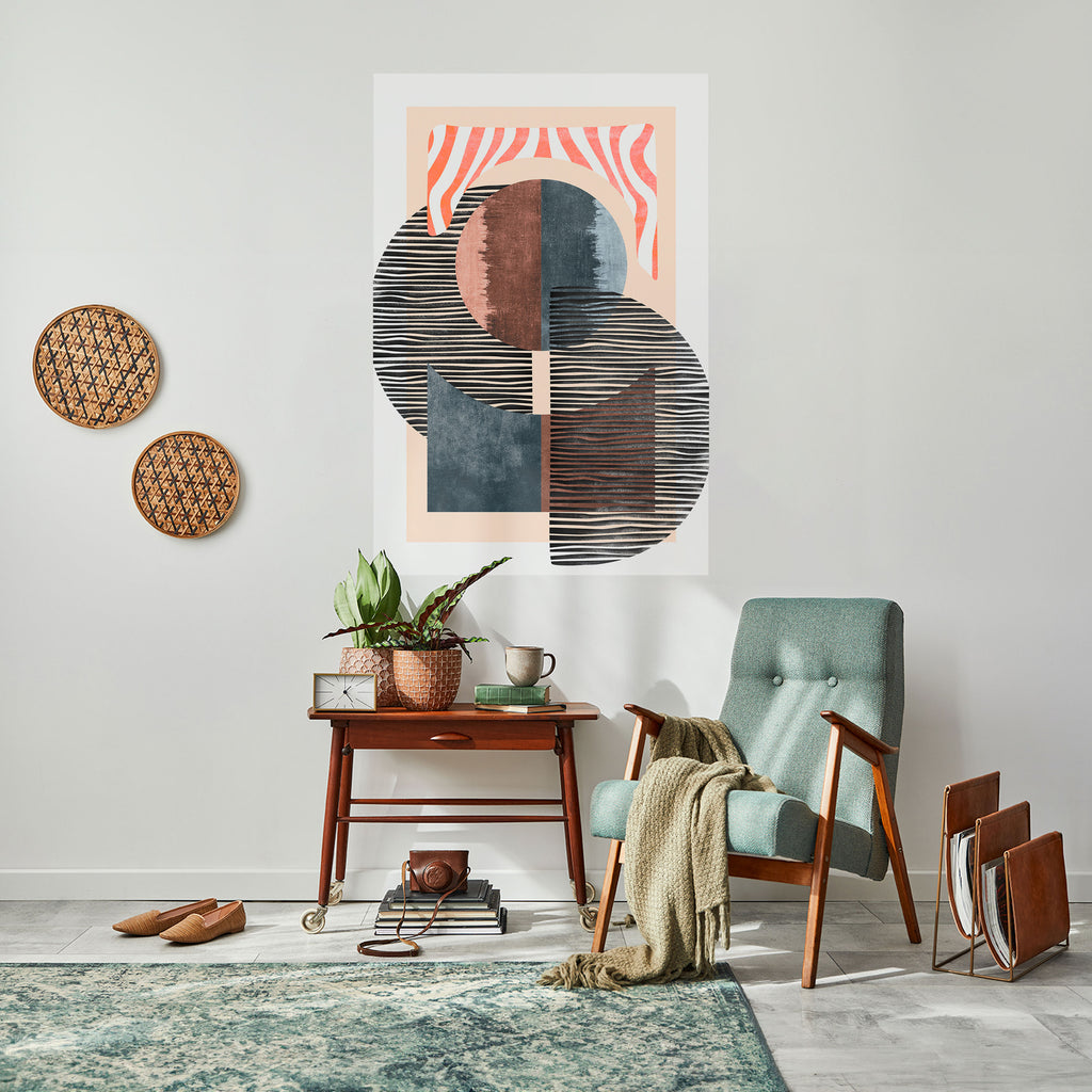 WHISPERS OF FORM Peel and Stick Vertical Poster