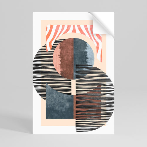 WHISPERS OF FORM Póster adhesivo vertical