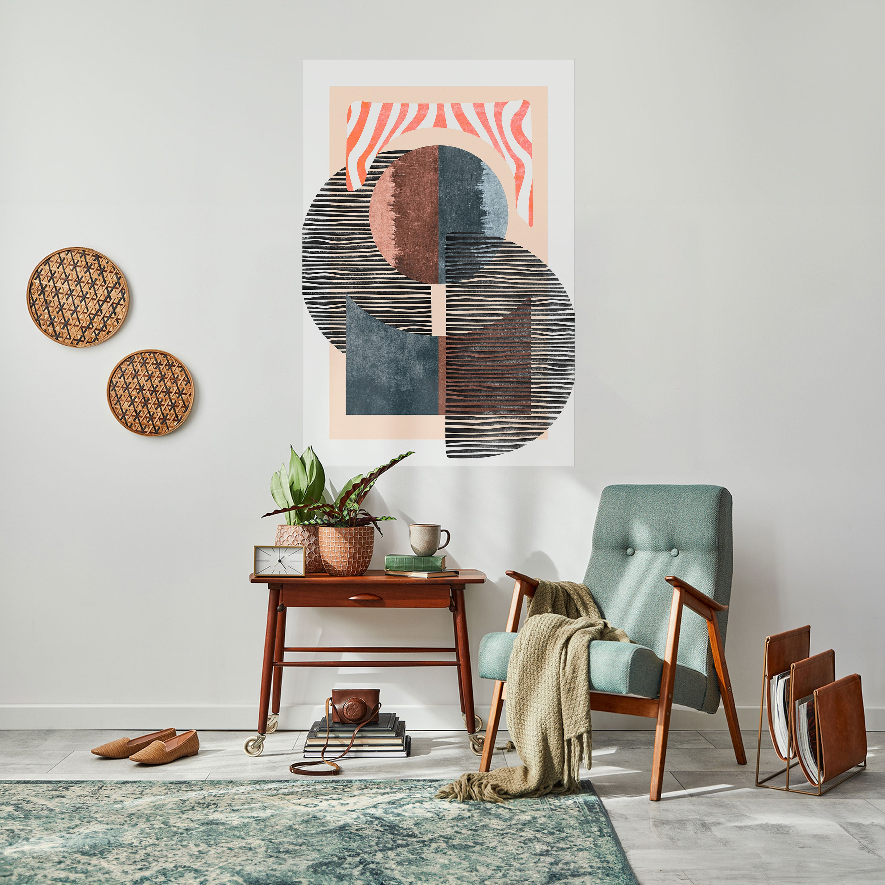 WHISPERS OF FORM Peel and Stick Vertical Poster