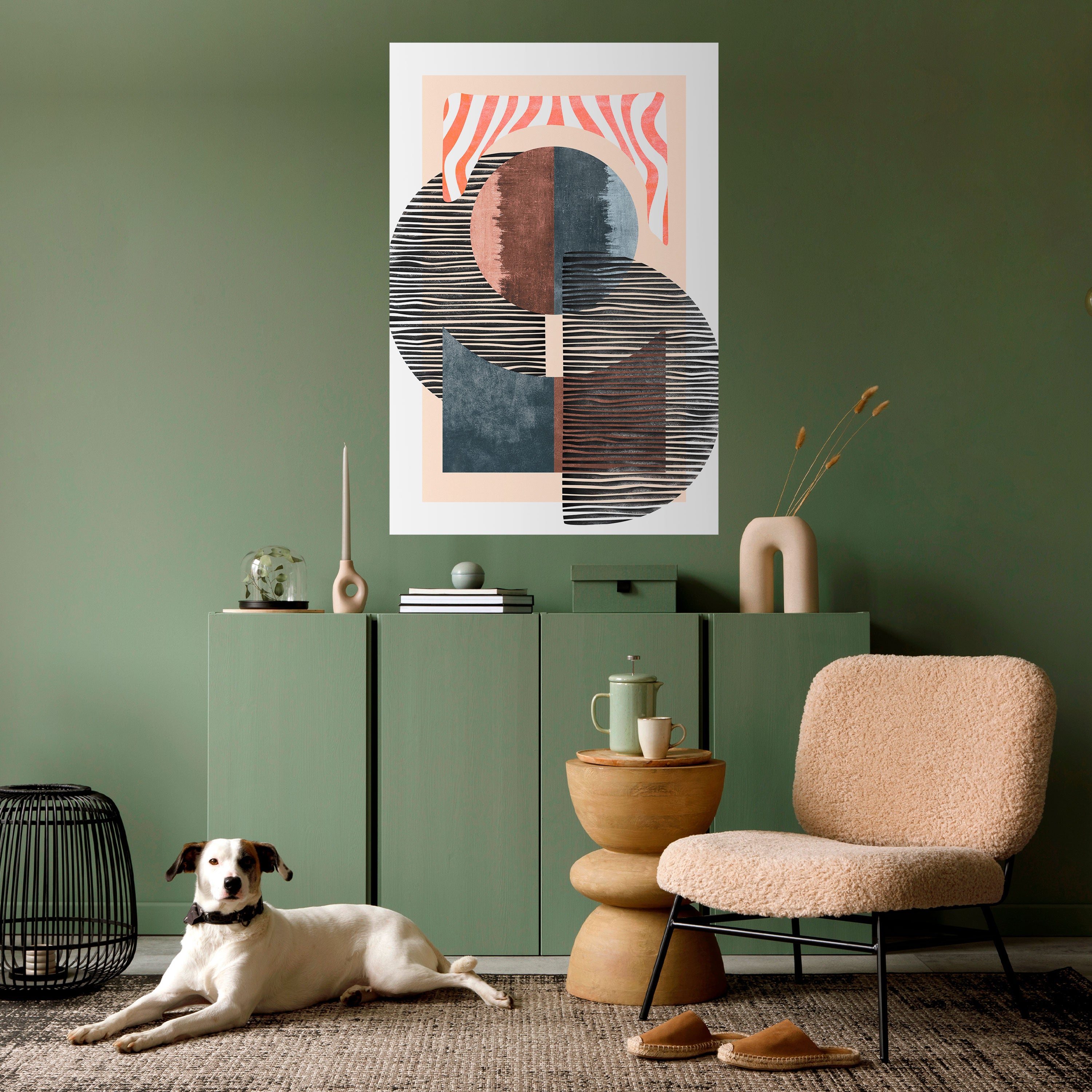 WHISPERS OF FORM Peel and Stick Vertical Poster