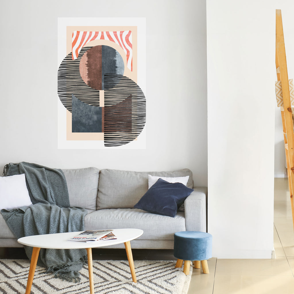 WHISPERS OF FORM Peel and Stick Vertical Poster