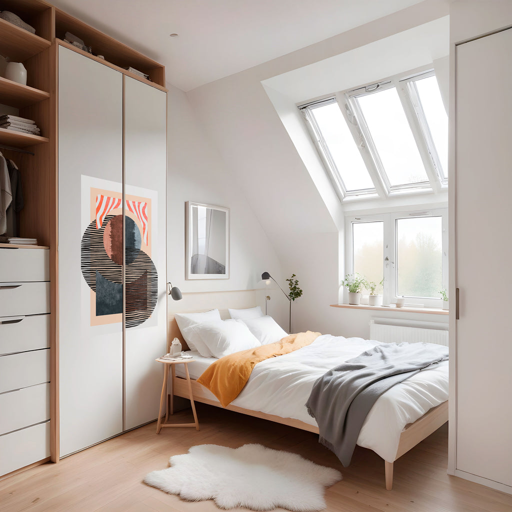 WHISPERS OF FORM Peel and Stick Vertical Poster