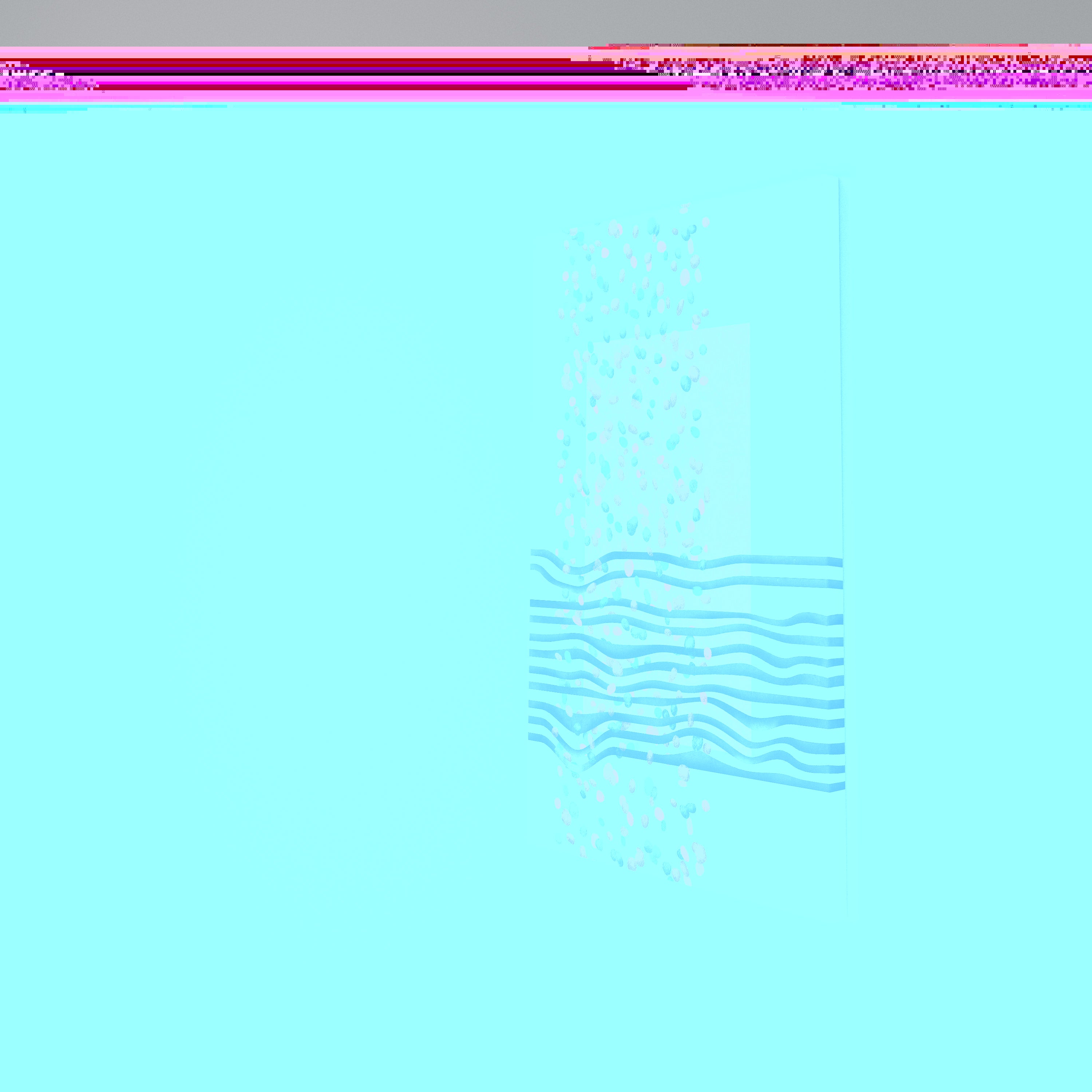 IMAGINARY RAIN Cuadro en lienzo vertical