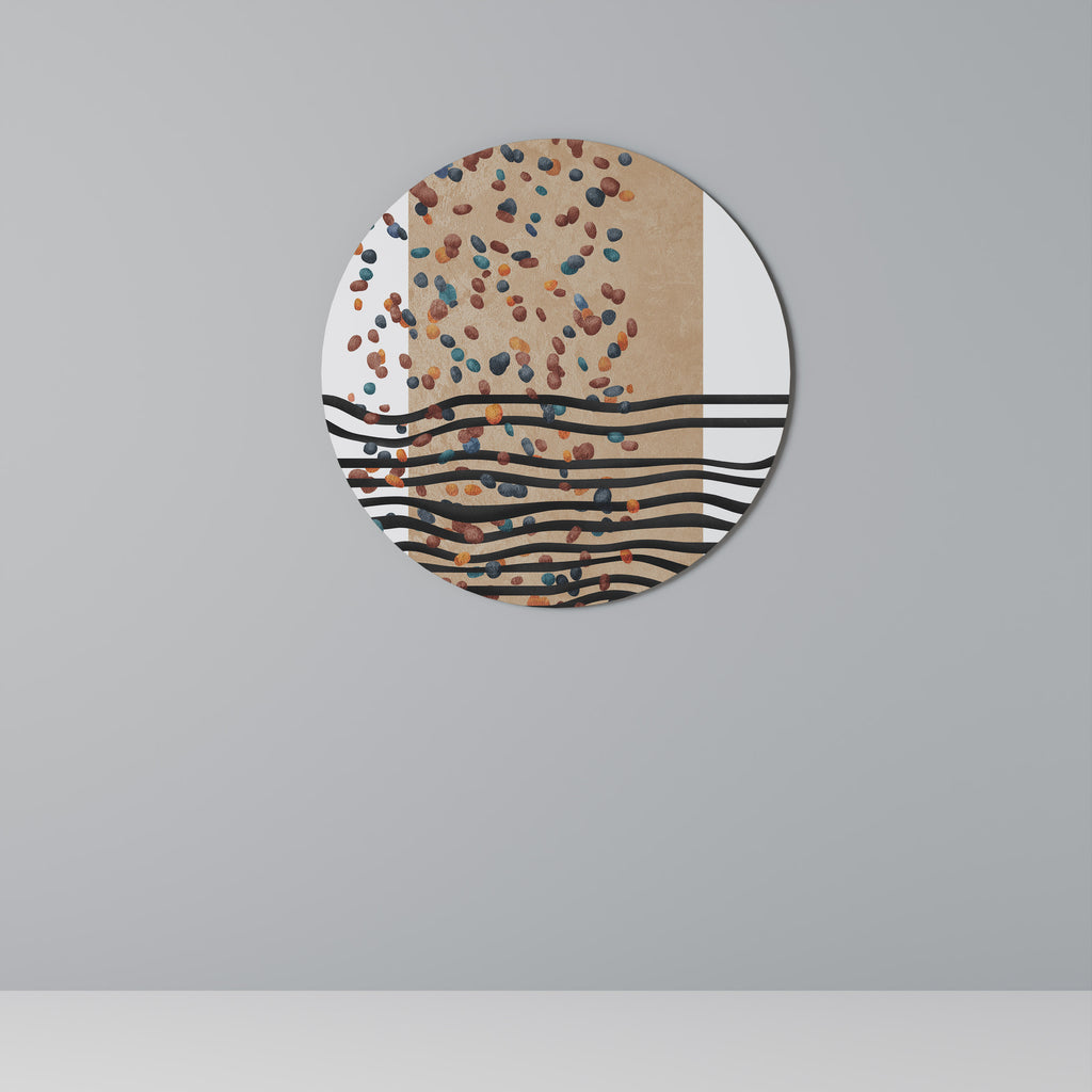 IMAGINARY RAIN Round Wall Art