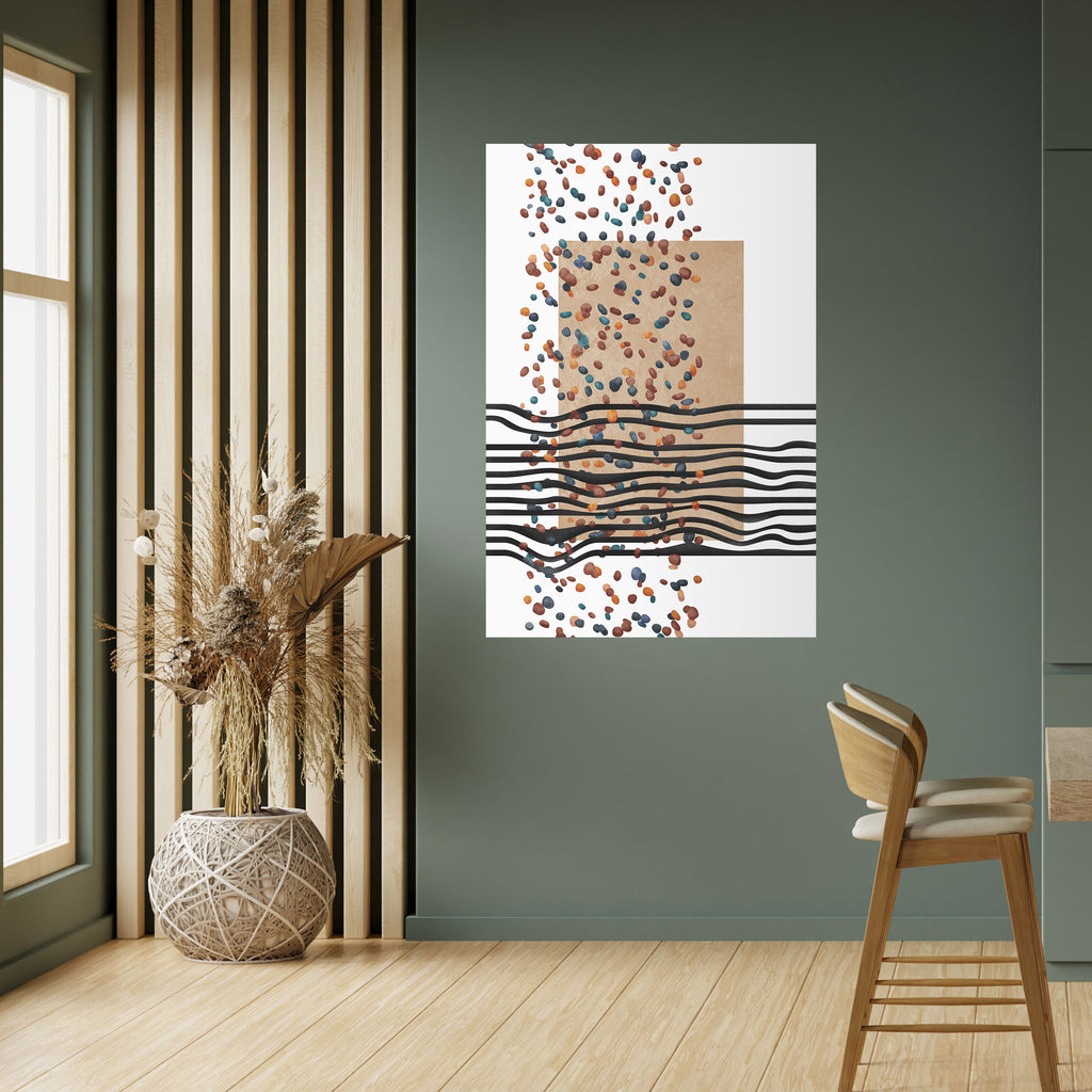 IMAGINARY RAIN Peel and Stick Vertical Poster