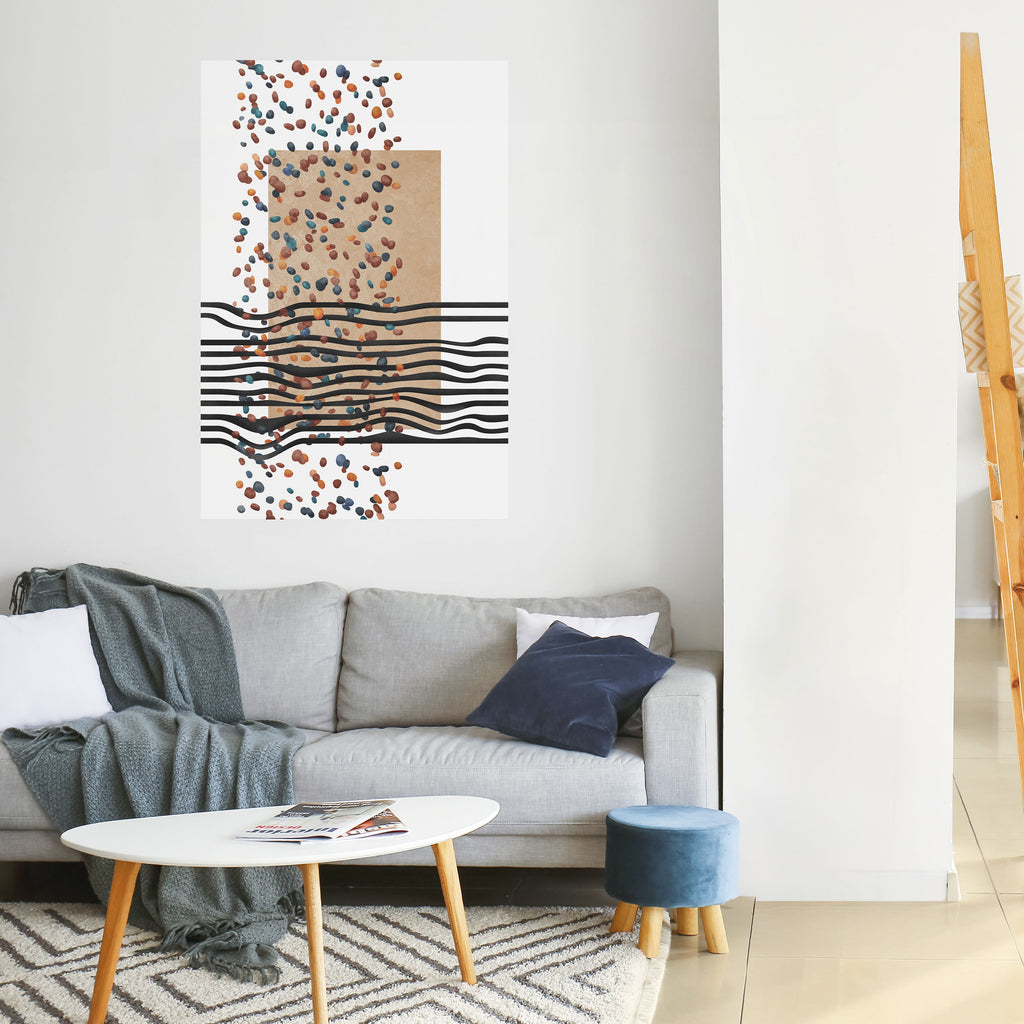 IMAGINARY RAIN Peel and Stick Vertical Poster