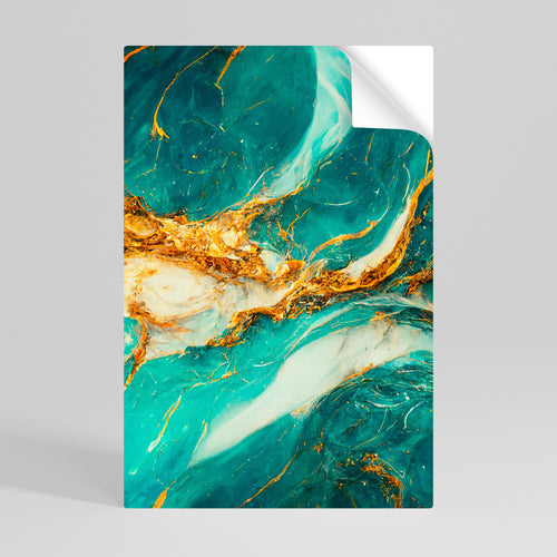 GILDED WHISPERS Póster adhesivo vertical