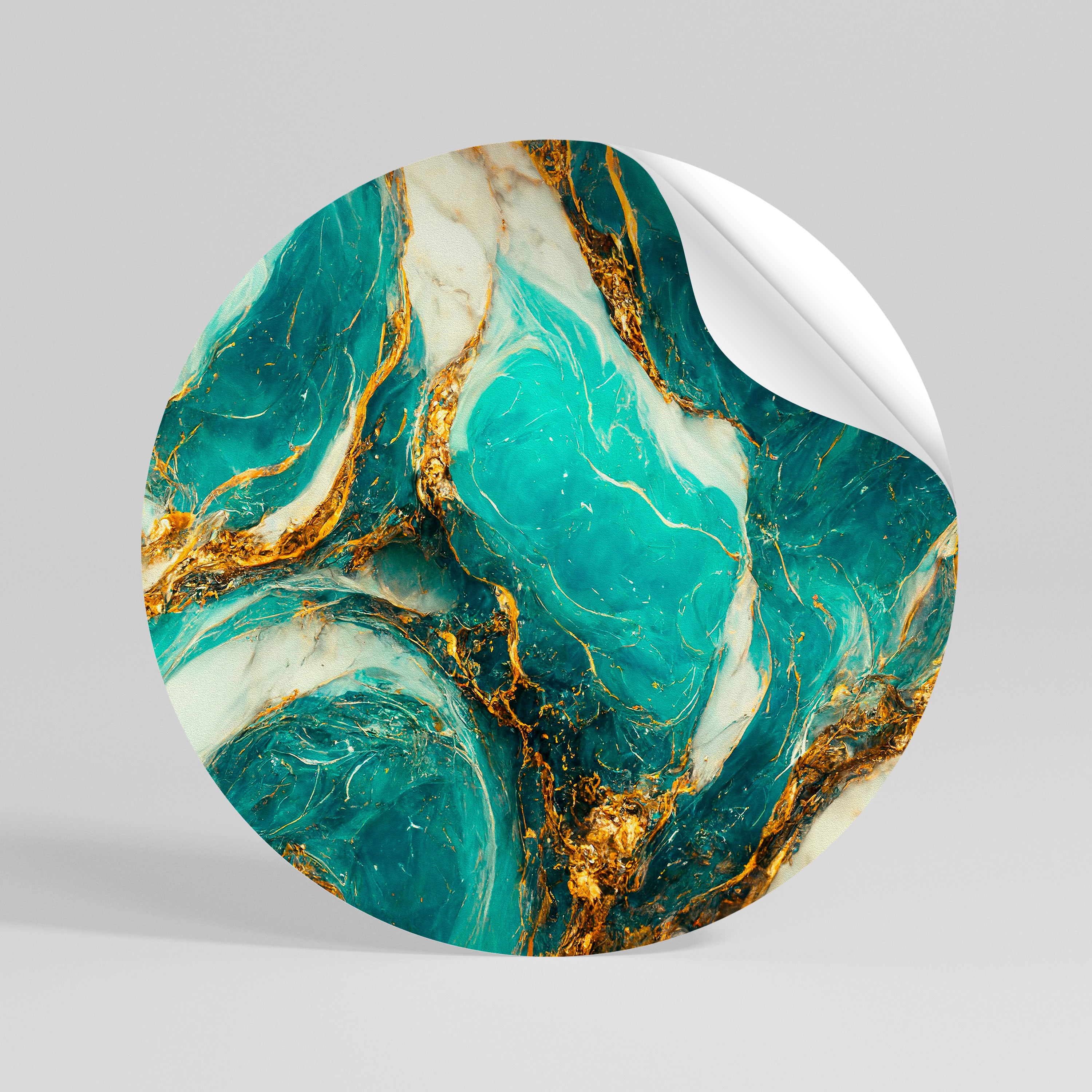 GILDED WHISPERS Vinilo adhesivo redondo