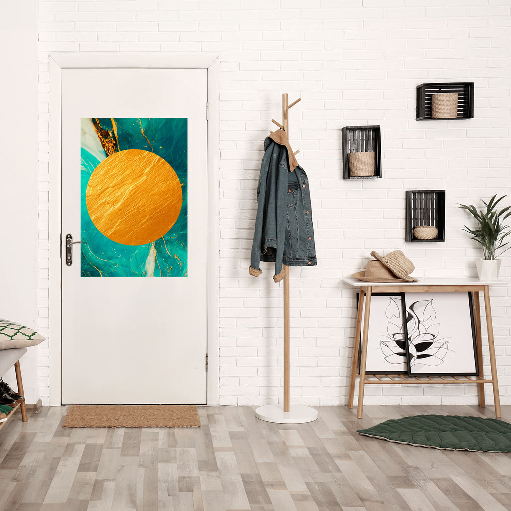 ETHEREAL AZURE Peel and Stick Vertical Poster