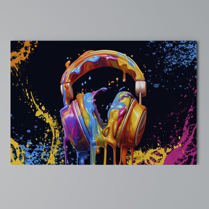 MUSIC IS MY EXTASY Cuadro en lienzo horizontal