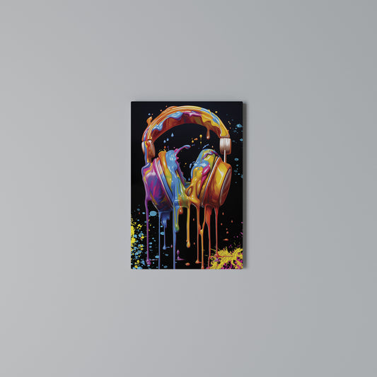 MUSIC IS MY EXTASY Cuadro en lienzo vertical