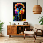 MUSIC IS MY EXTASY Peel and Stick Vertical Poster