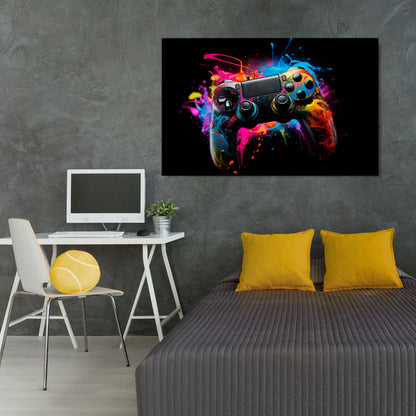 CYBERNETIC GAME Cuadro en lienzo horizontal