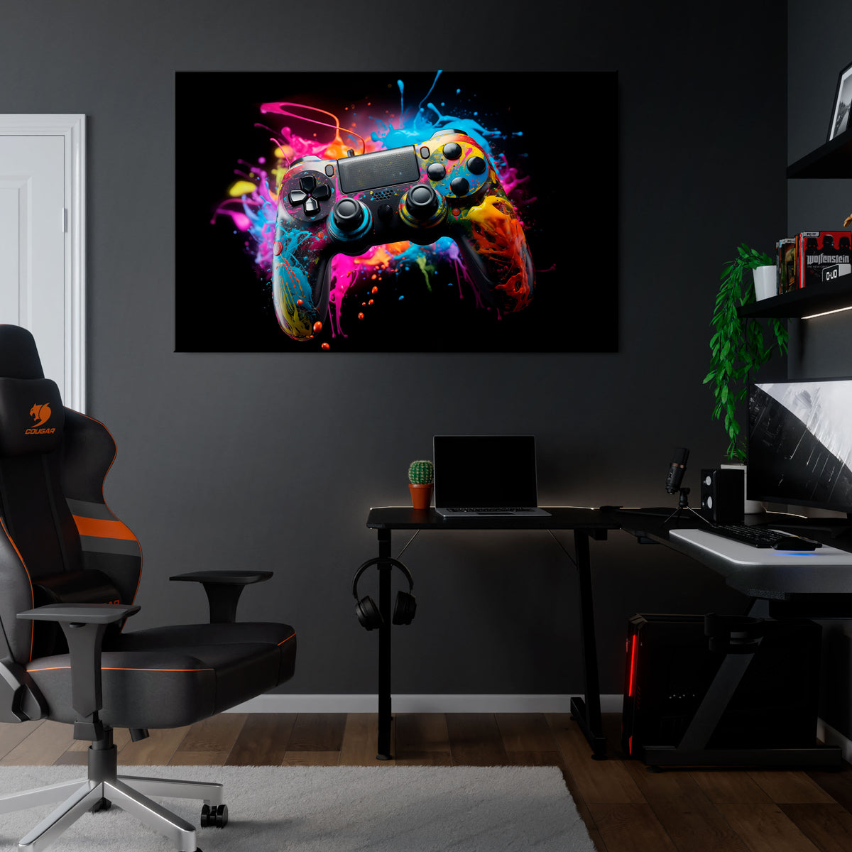 CYBERNETIC GAME Cuadro en lienzo horizontal