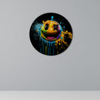 TRIPPY HAPPINESS Decoración de Pared Redonda