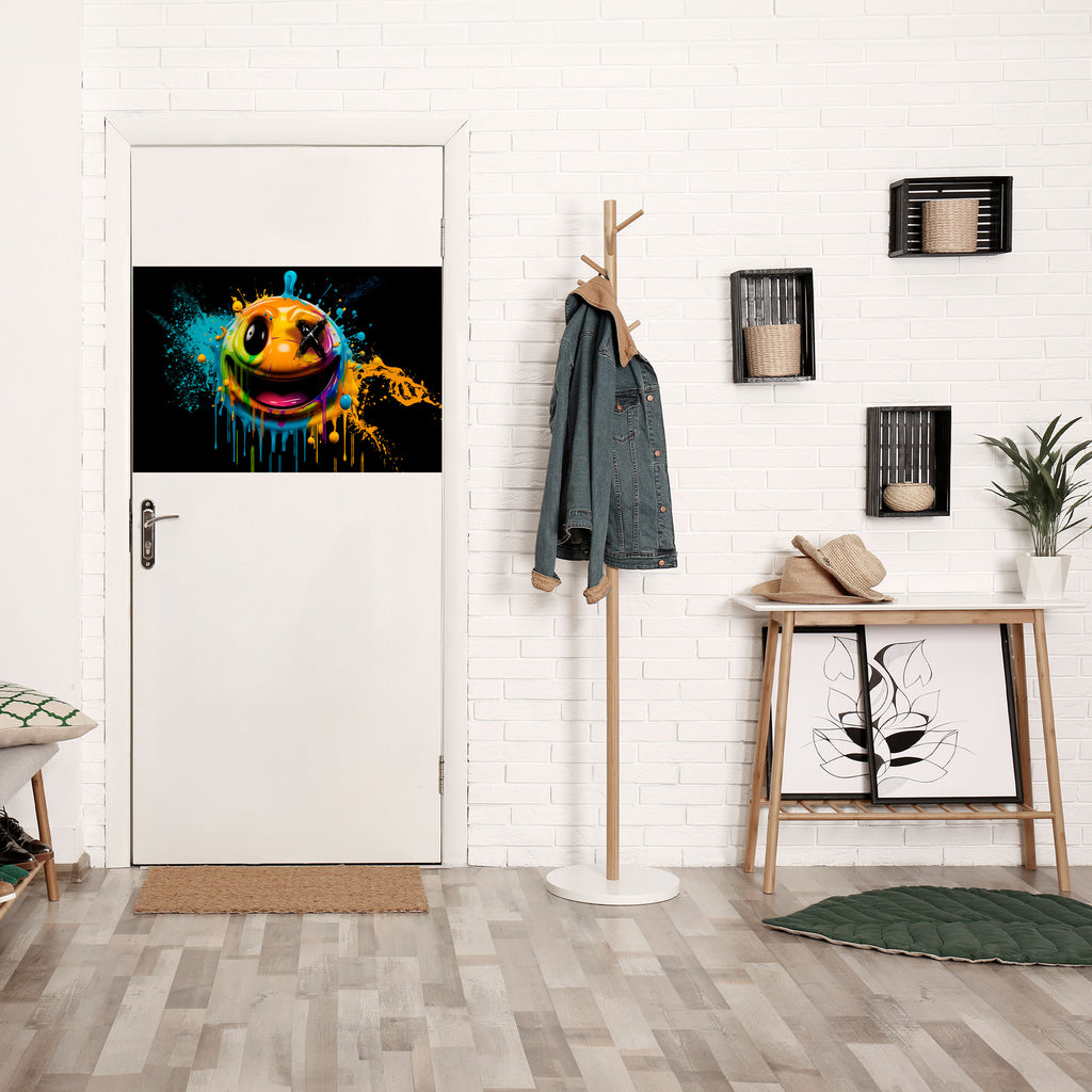 Póster horizontal autoadhesivo TRIPPY HAPPINESS