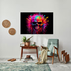 SKULL QUEST Peel and Stick Horizontal Poster