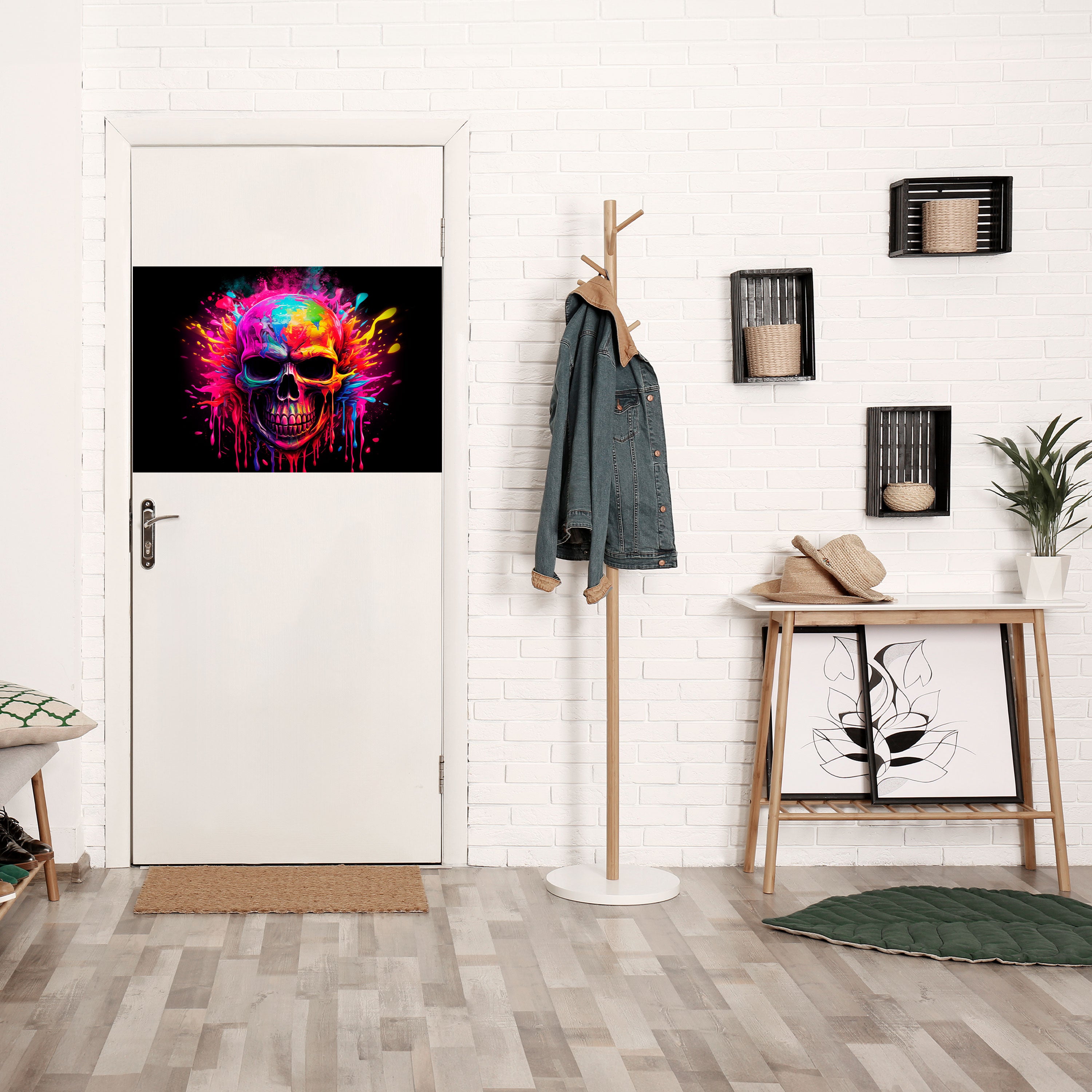 Póster horizontal autoadhesivo SKULL QUEST