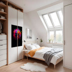 SKULL QUEST Póster Vertical Adhesivo