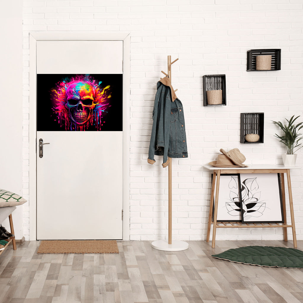 Póster horizontal autoadhesivo SKULL QUEST