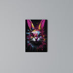 DON'T FOLLOW THE RABBIT Cuadro en lienzo vertical