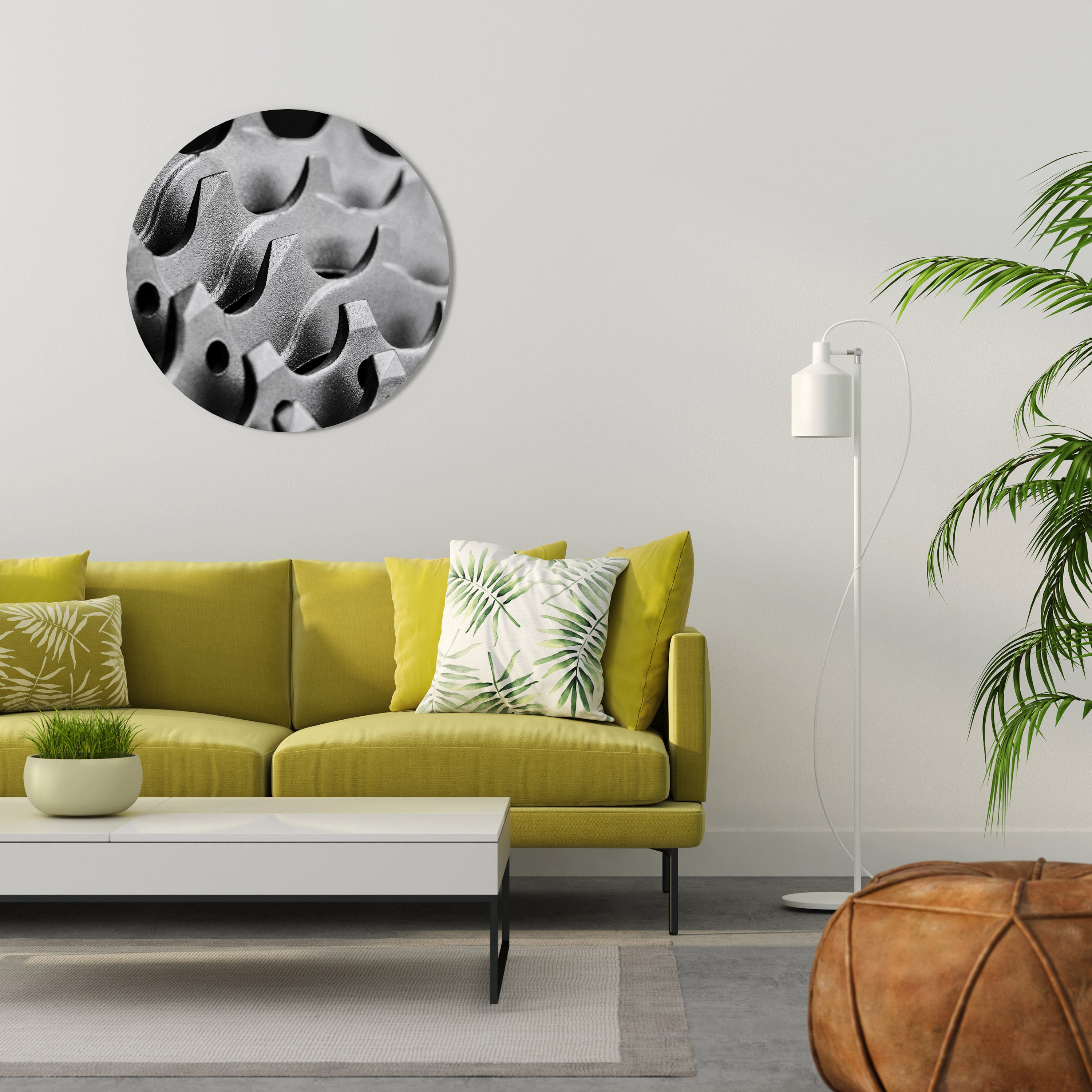 GEARSCAPE SYMPHONY Round Wall Art