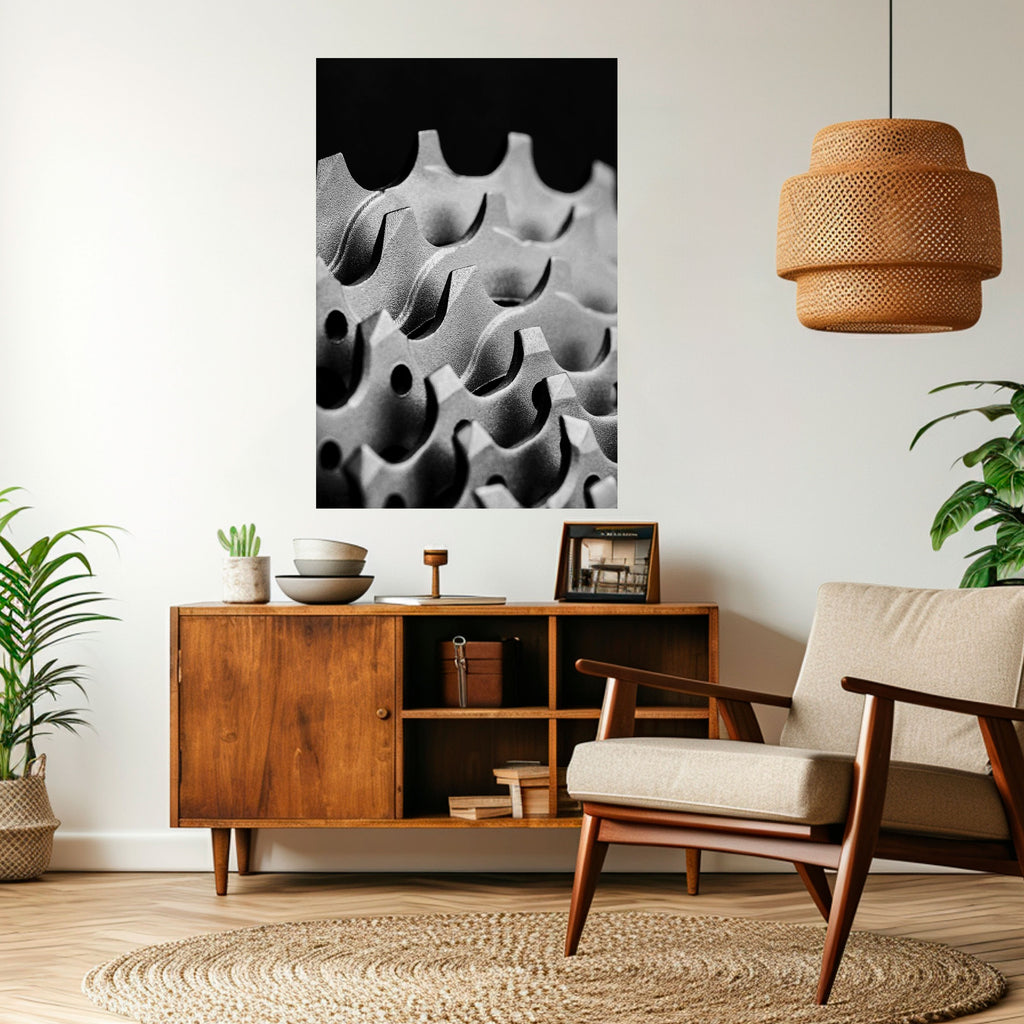 GEARSCAPE SYMPHONY Peel and Stick Vertical Poster