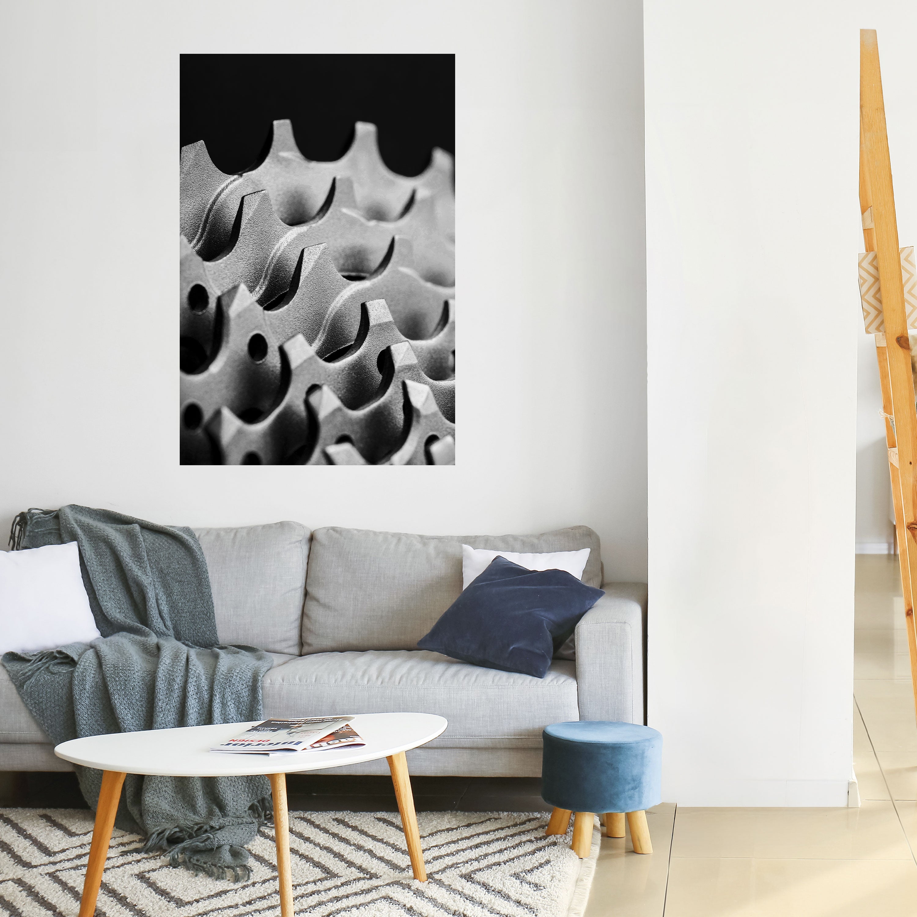 GEARSCAPE SYMPHONY Peel and Stick Vertical Poster