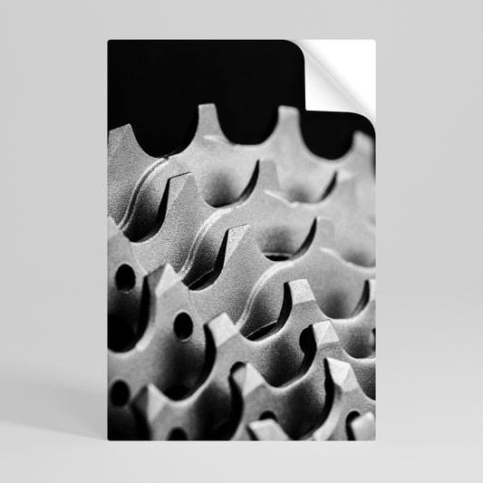 GEARSCAPE SYMPHONY Póster adhesivo vertical