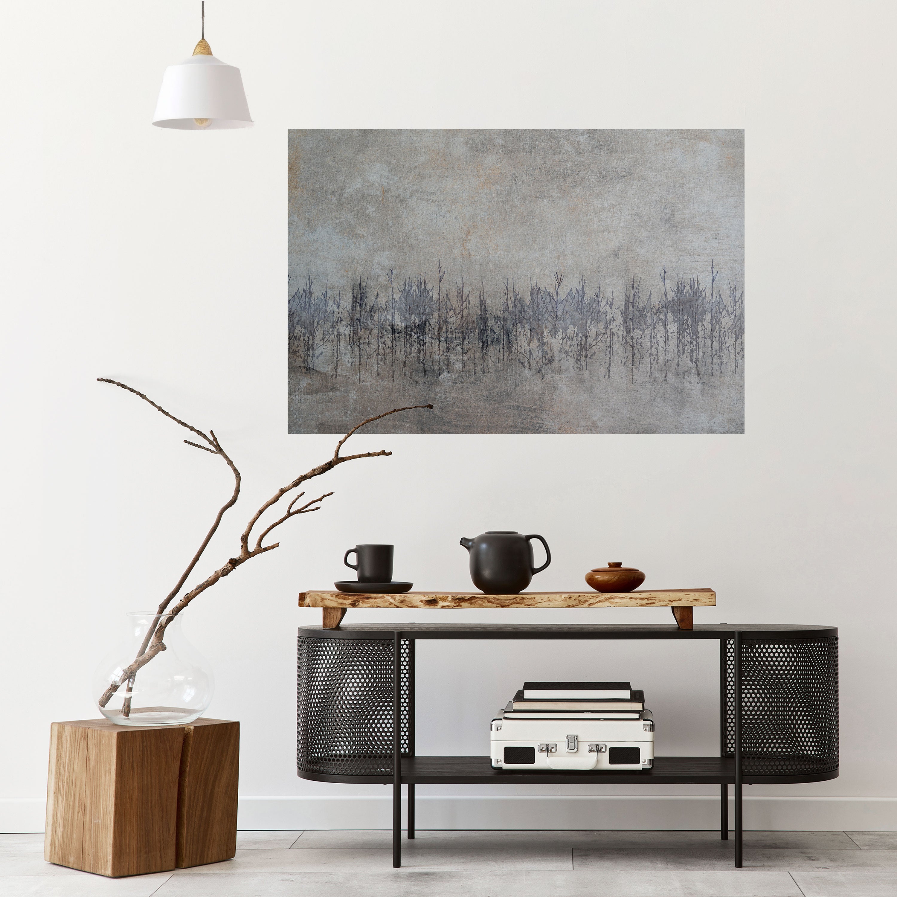 FANTASMAS DE LA NATURALEZA Póster horizontal autoadhesivo