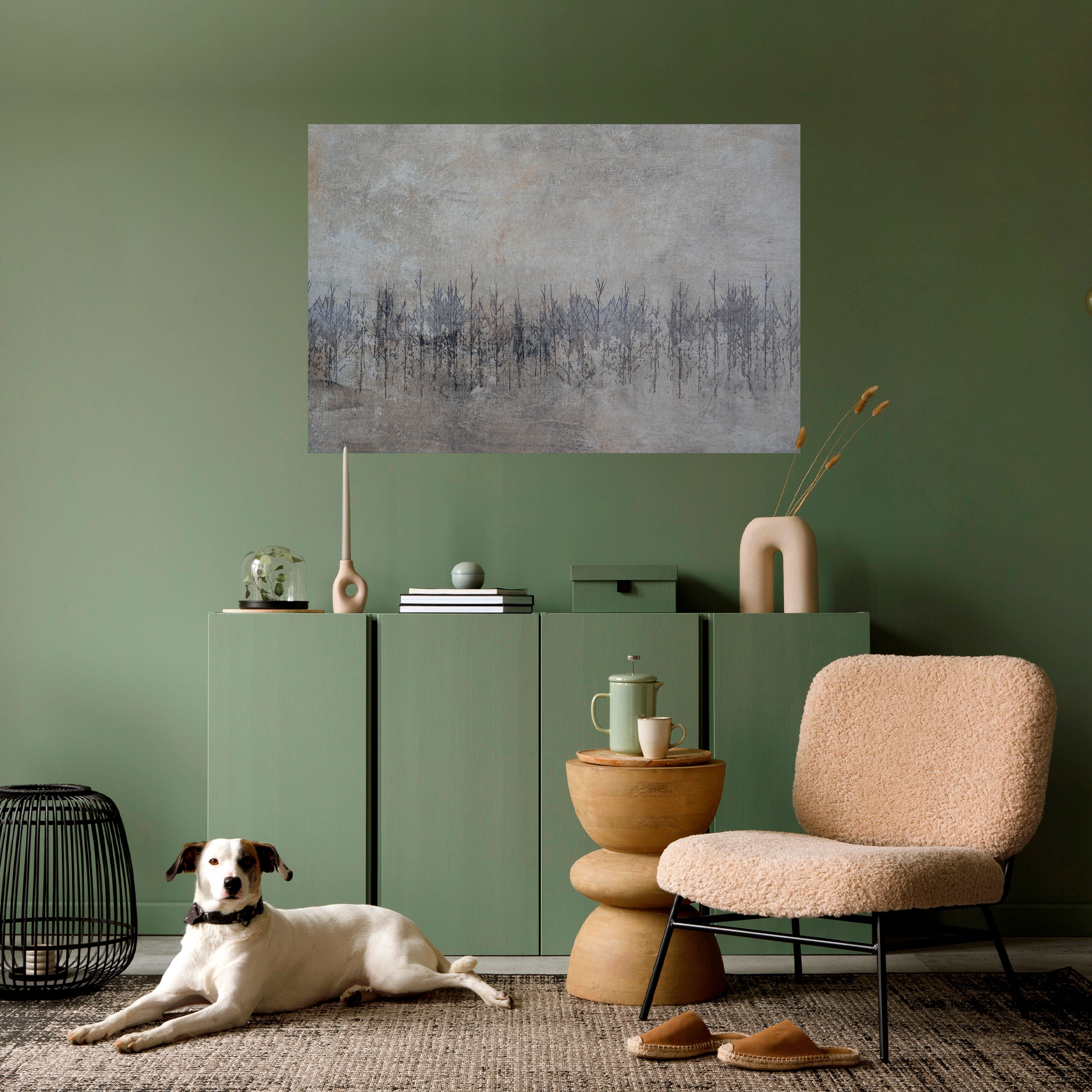 FANTASMAS DE LA NATURALEZA Póster horizontal autoadhesivo