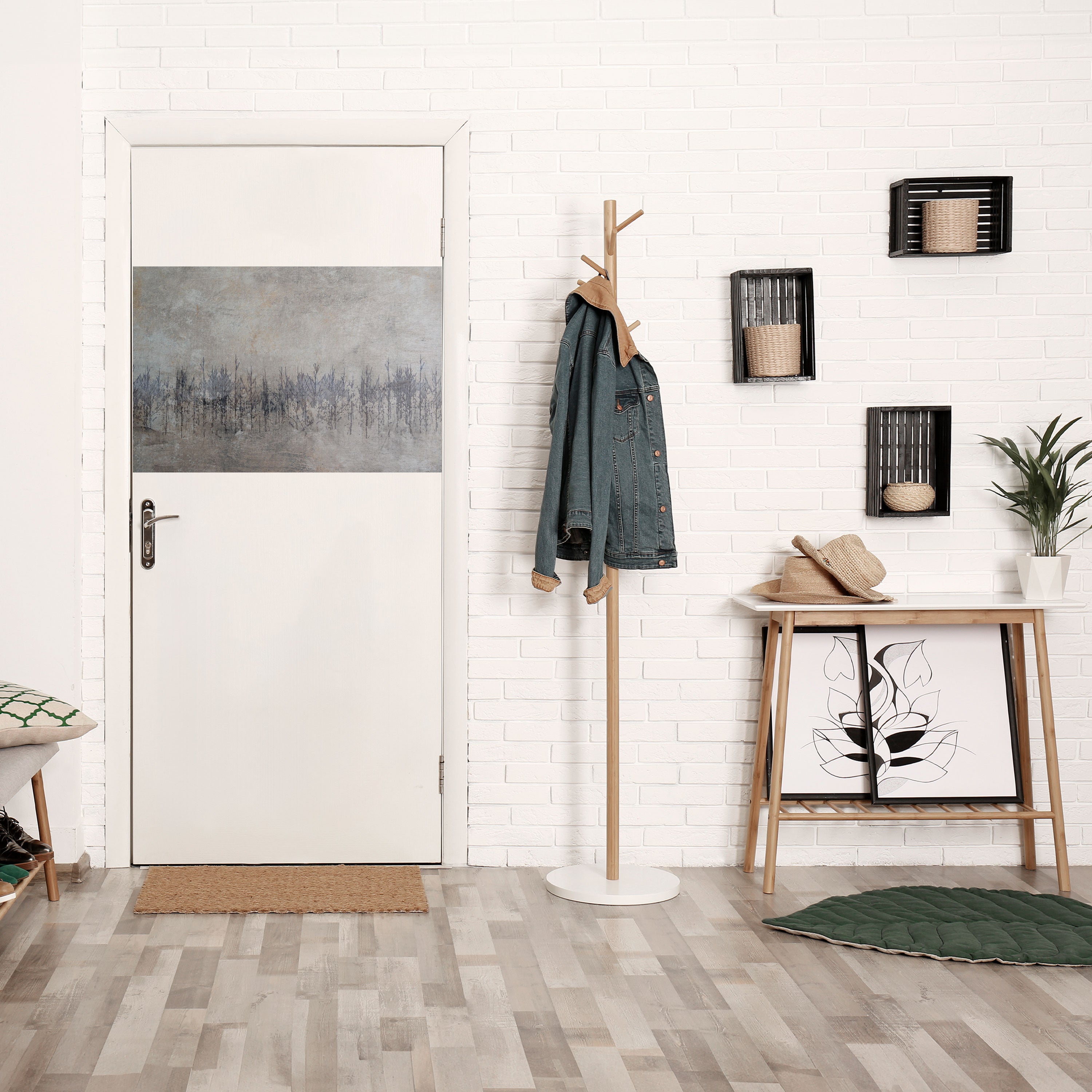 FANTASMAS DE LA NATURALEZA Póster horizontal autoadhesivo