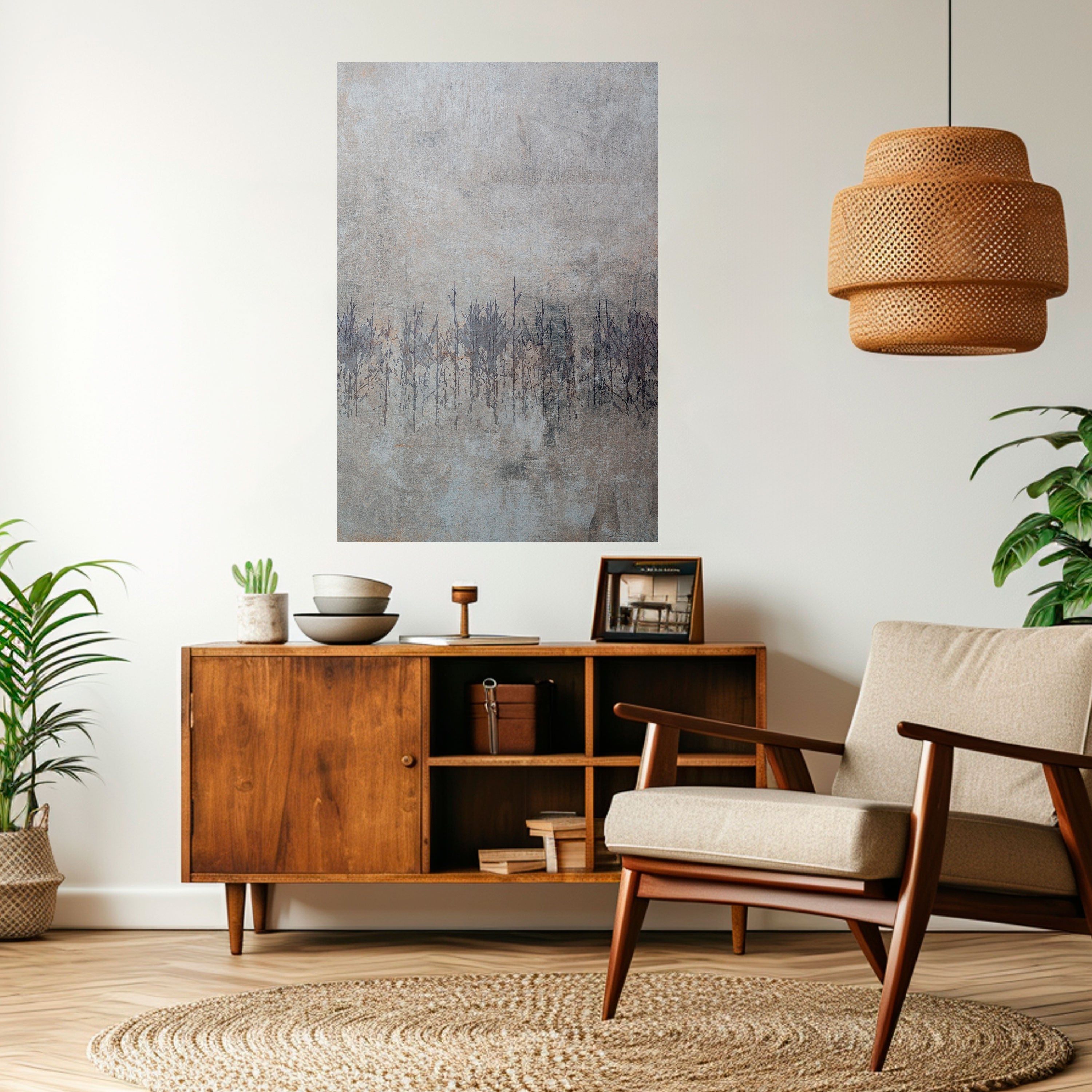 GHOSTS OF NATURE Peel and Stick Vertical Poster