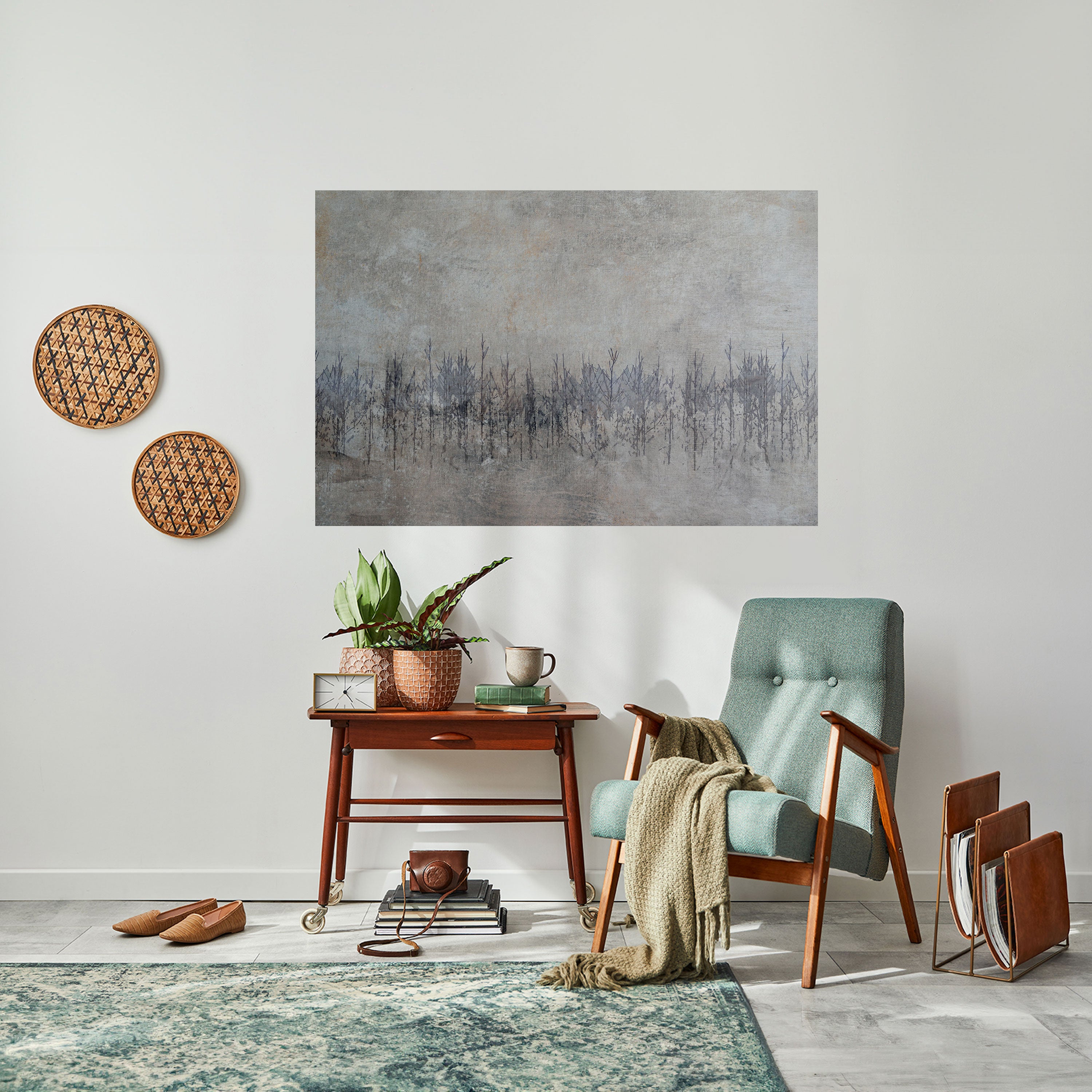 FANTASMAS DE LA NATURALEZA Póster horizontal autoadhesivo