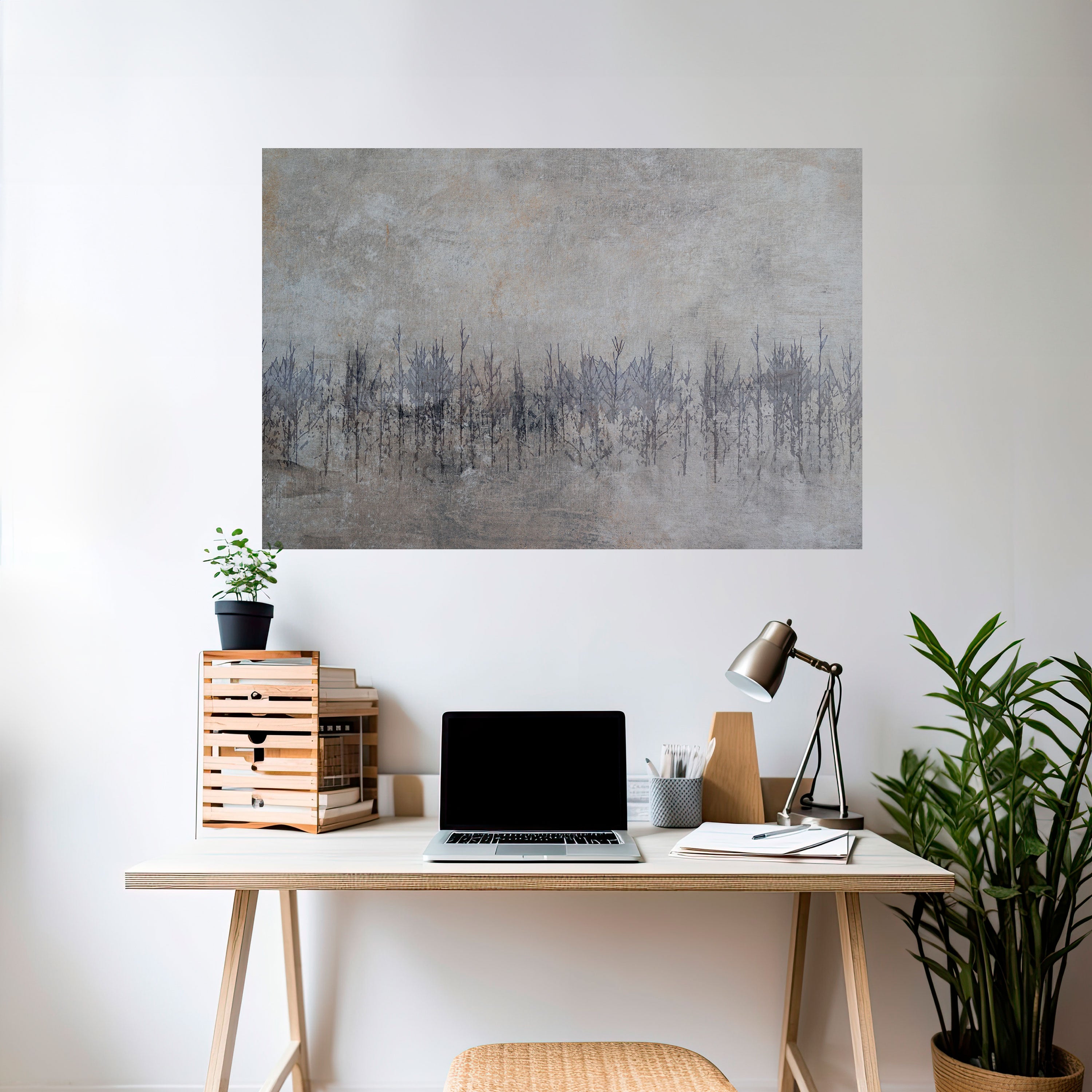 FANTASMAS DE LA NATURALEZA Póster horizontal autoadhesivo