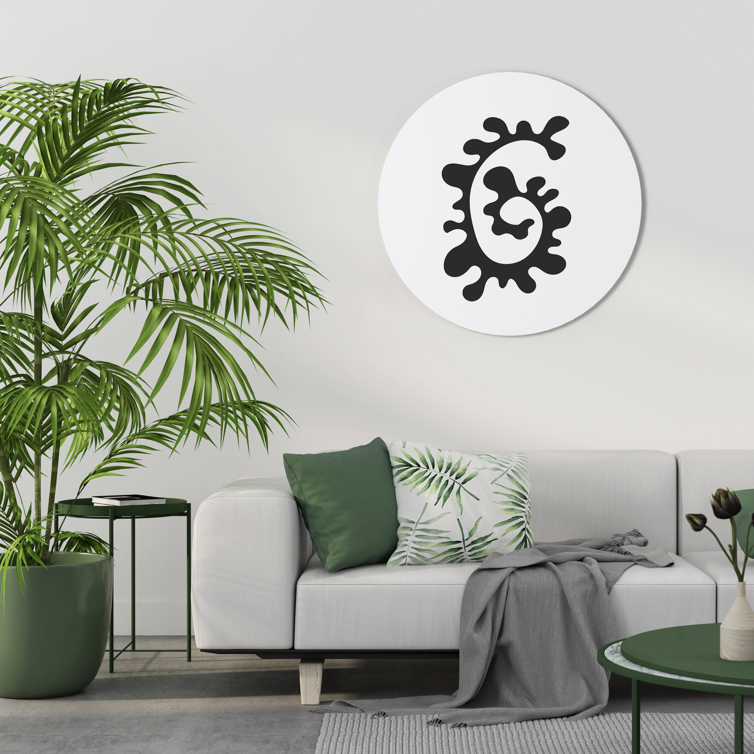 THE BLEND OF YESTERDAY Round Wall Art