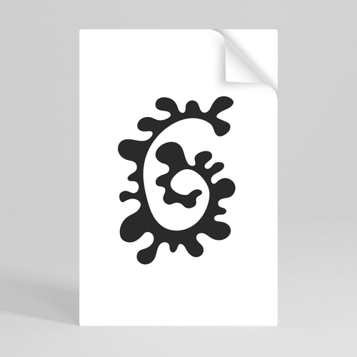 THE BLEND OF YESTERDAY Póster adhesivo vertical