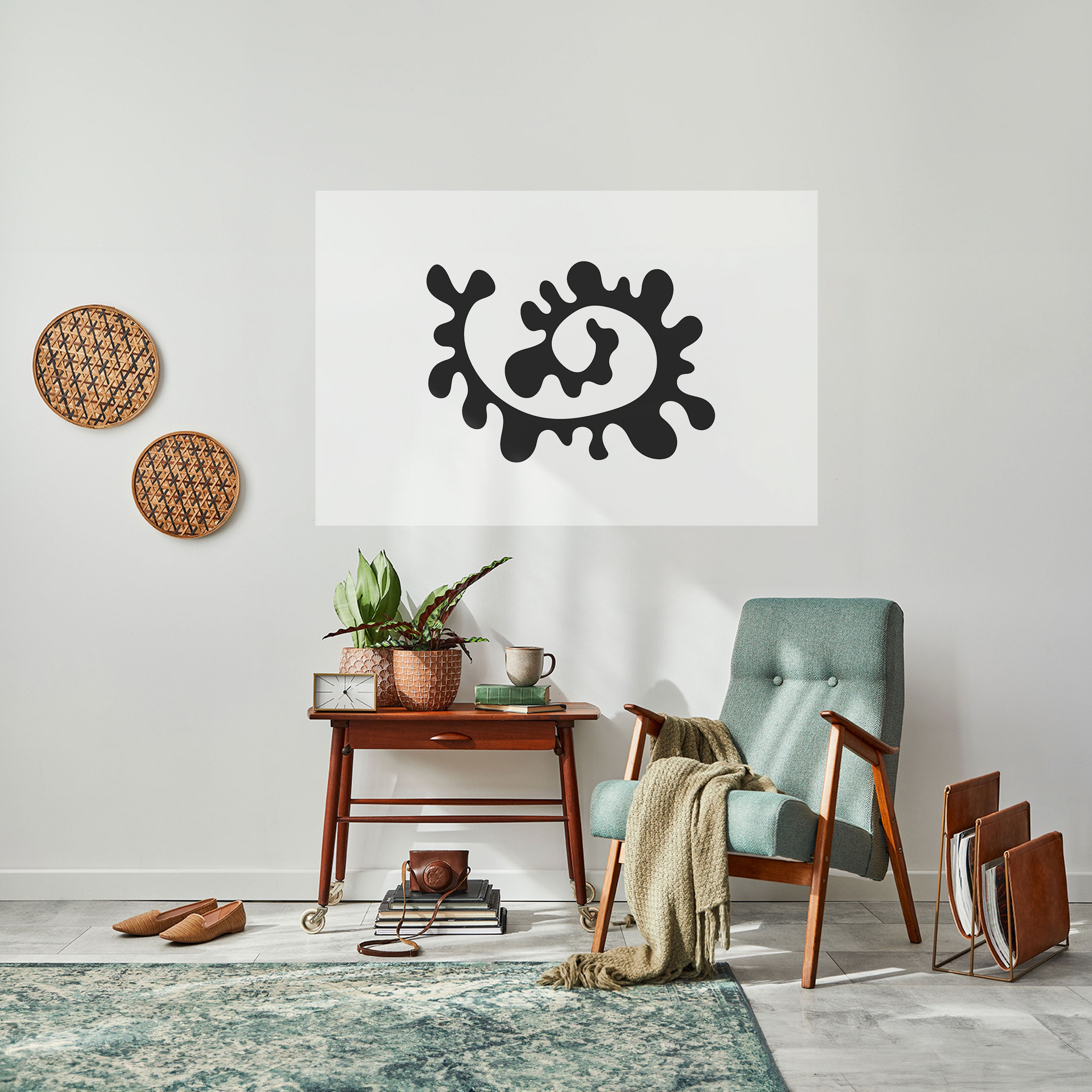 LA MEZCLA DEL AYER Póster horizontal autoadhesivo