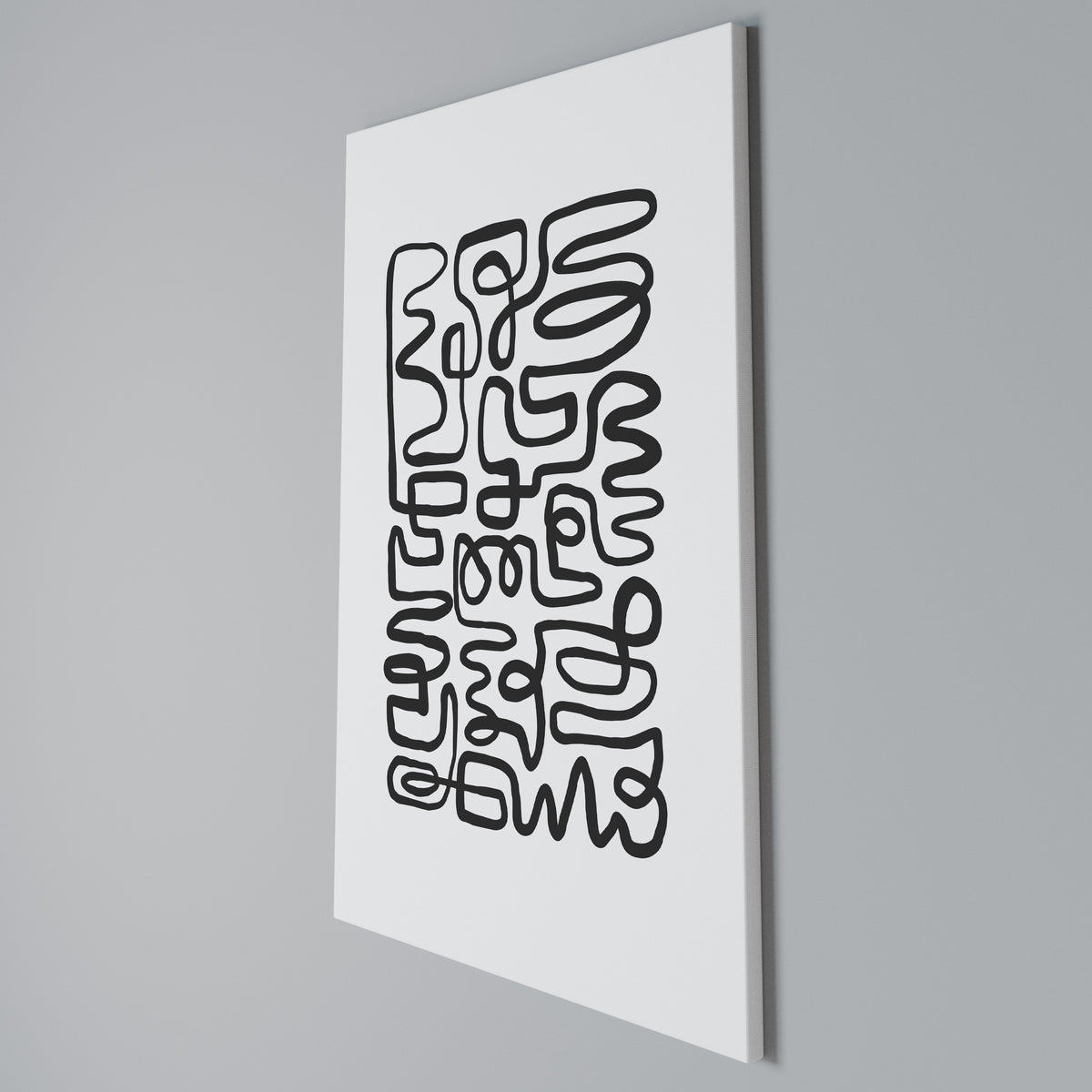 LOST IN THE ECHO Vertical Canvas Print