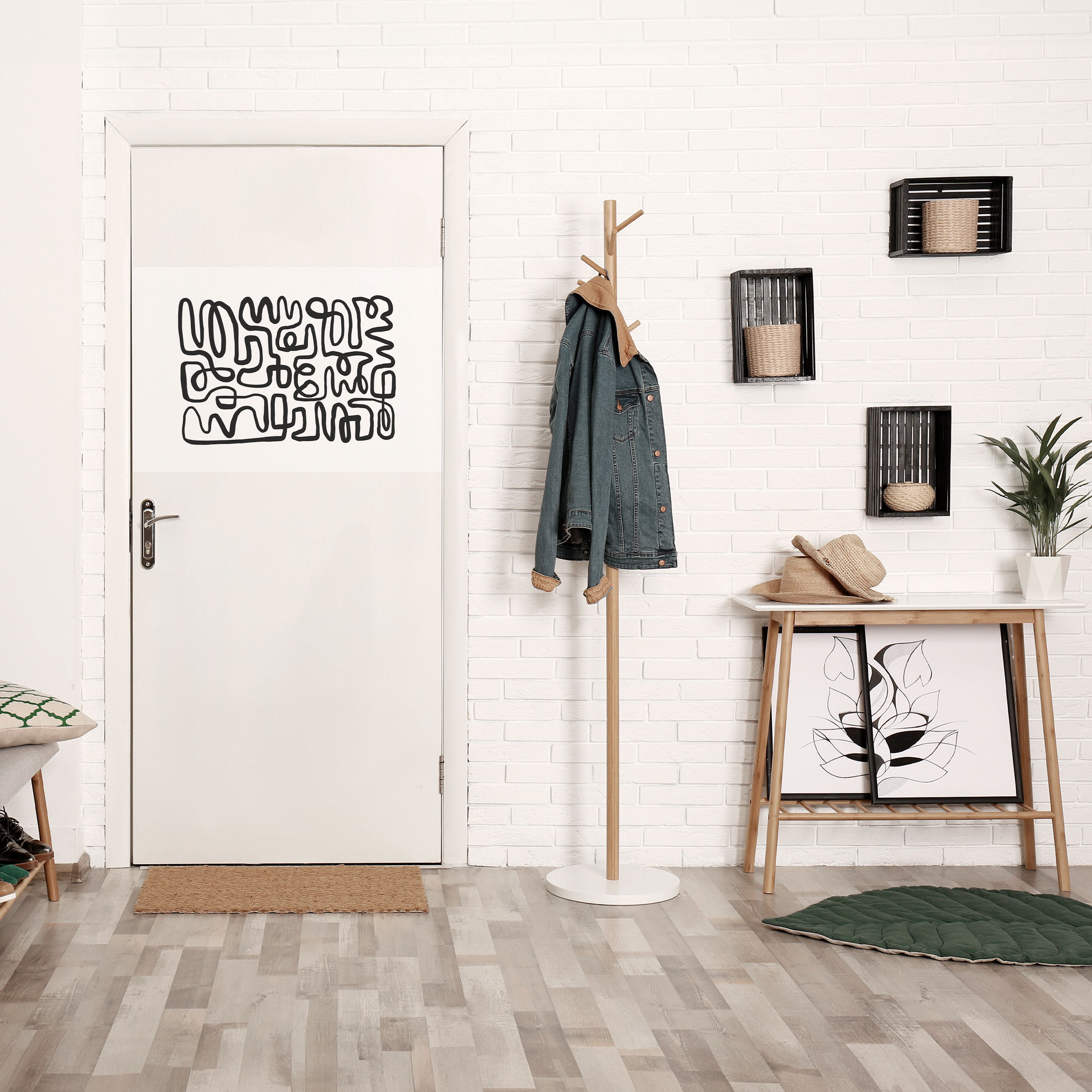 Póster horizontal autoadhesivo PERDIDO EN EL ECO