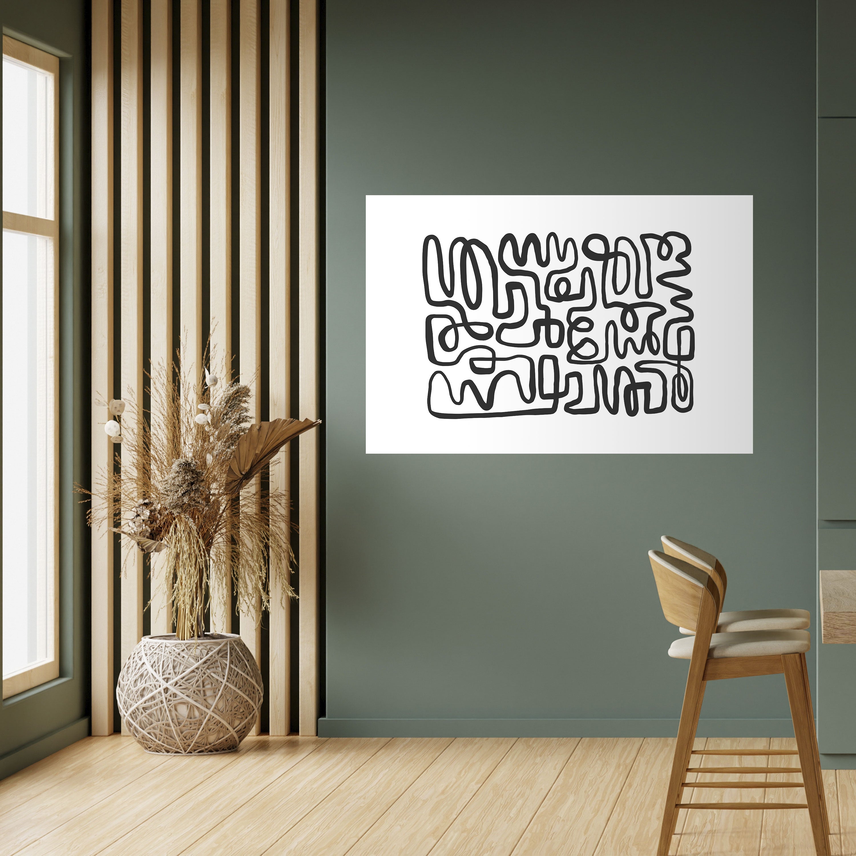 Póster horizontal autoadhesivo PERDIDO EN EL ECO