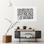 LOST IN THE ECHO Peel and Stick Horizontal Poster