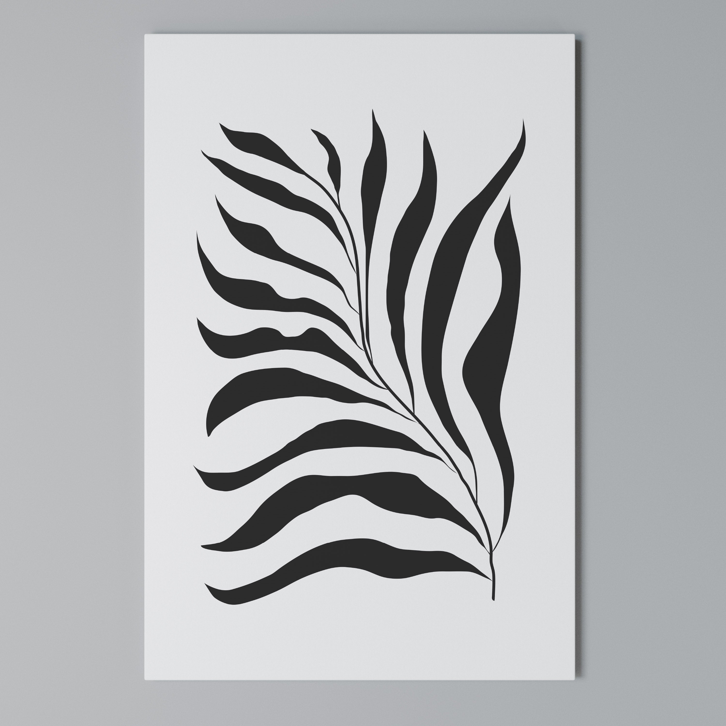 SHADOW PLANT Vertical Canvas Print
